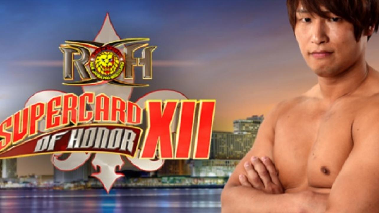 ROH Announces Top NJPW Star For "Supercard Of Honor XII" Event During WM34 Weekend