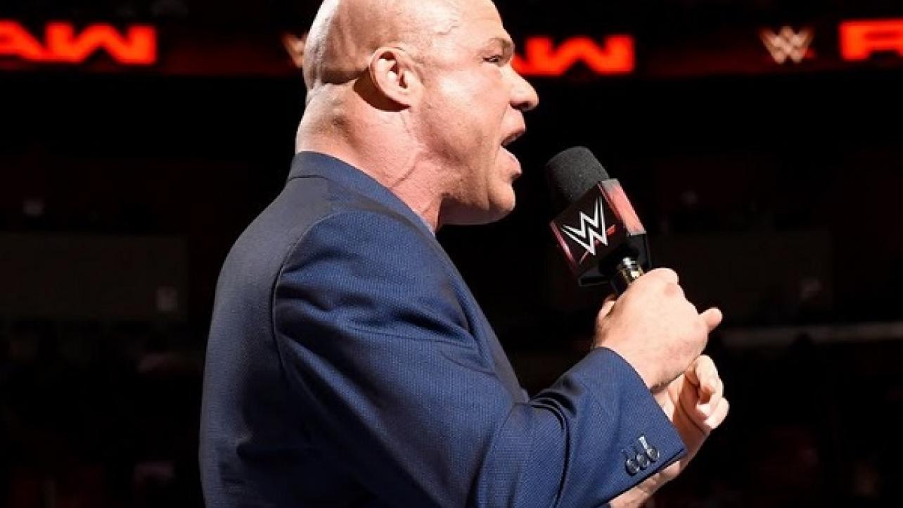 Kurt Angle Announces He Will Address WWE Future On Monday's RAW