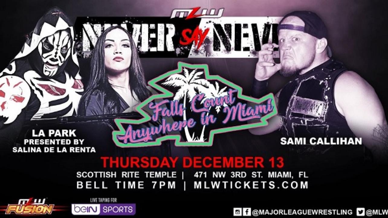 Sami Callihan Replaces PCO In Falls Count Anywhere Bout At MLW: Never Say Die