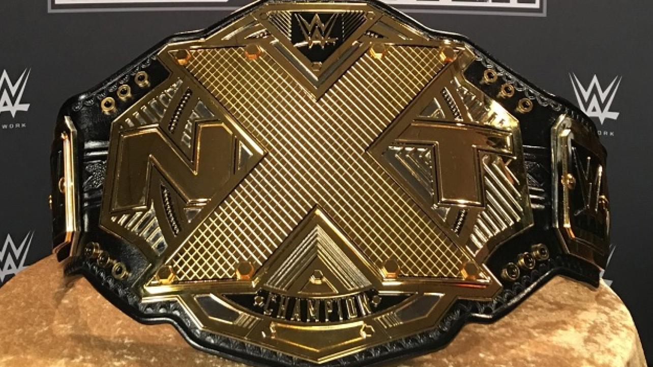 New NXT World Title Belt