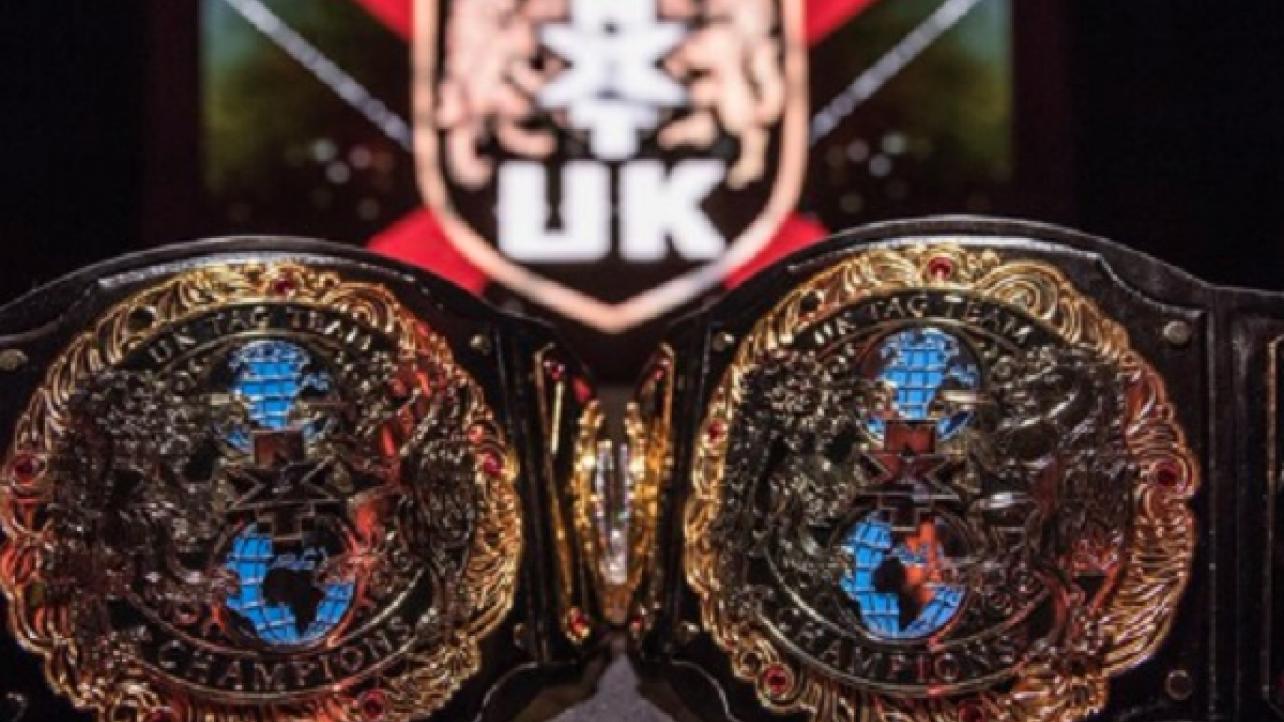 WWE Unveils Their New NXT UK Tag Team Title Belts