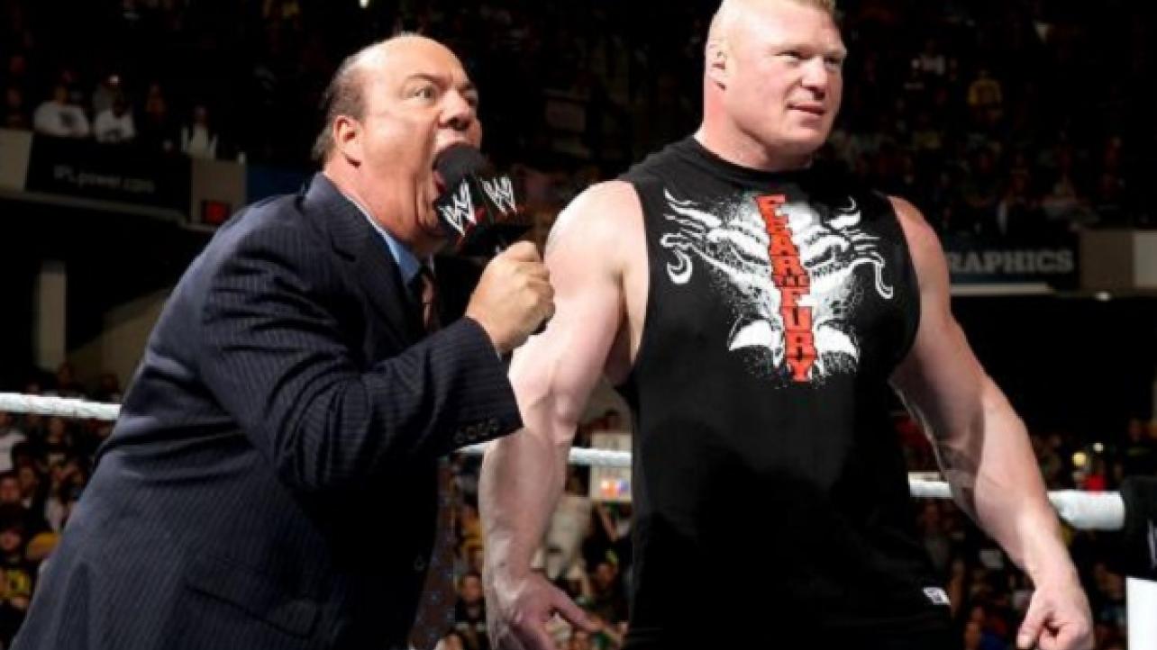 Backstage Update On Paul Heyman's WWE Status, Brock Lesnar's Future With WWE