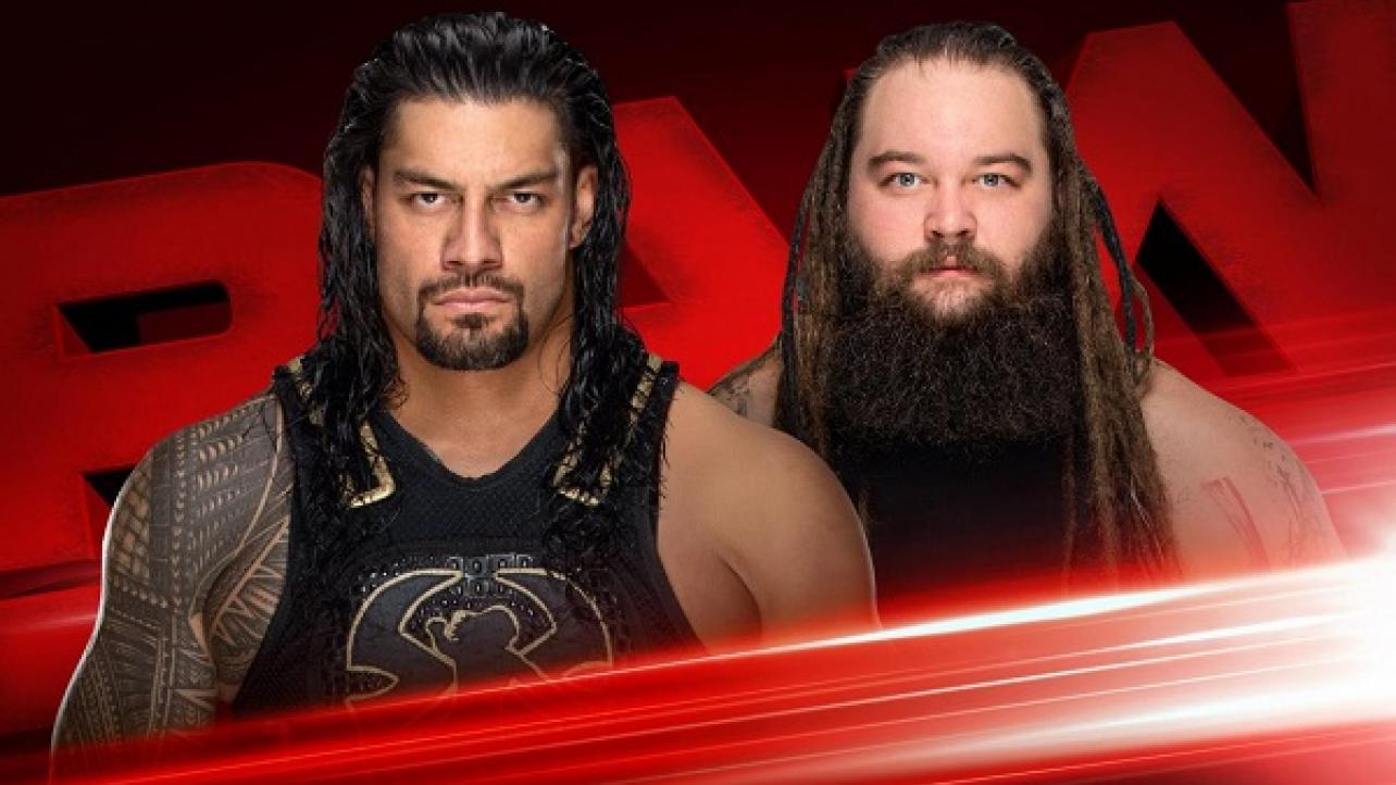 Reigns vs. Wyatt Set For Monday's RAW
