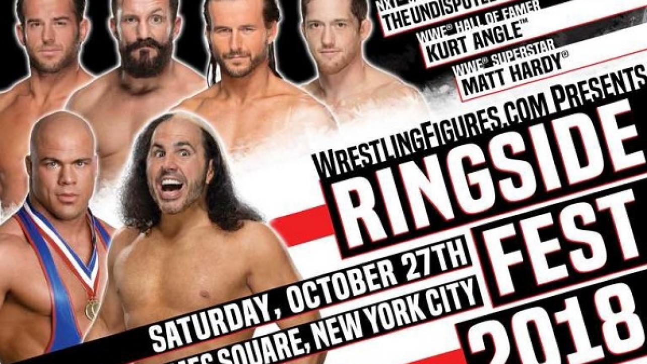 Kurt Angle, Matt Hardy & NXT Stars Announced For Ringside Fest 2018 Later This Month
