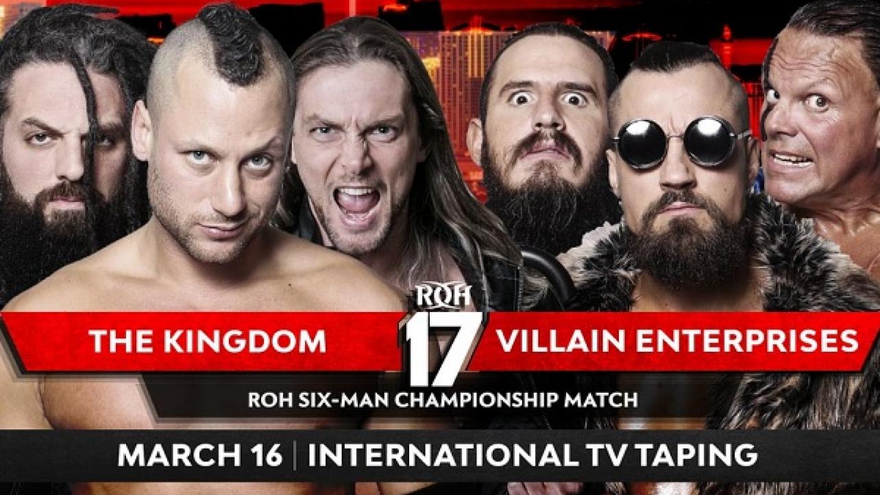 ROH 17th Anniversary PPV: New Title Match Announced For 3/16 In Las Vegas