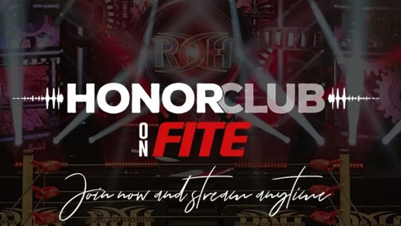 FITE TV Launches Support For ROH's HonorClub Subscription Service