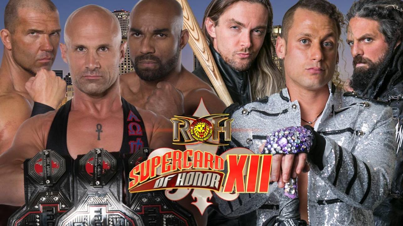 ROH Announces 6-Man Title Match For Supercard Of Honor Event During WM34 Weekend