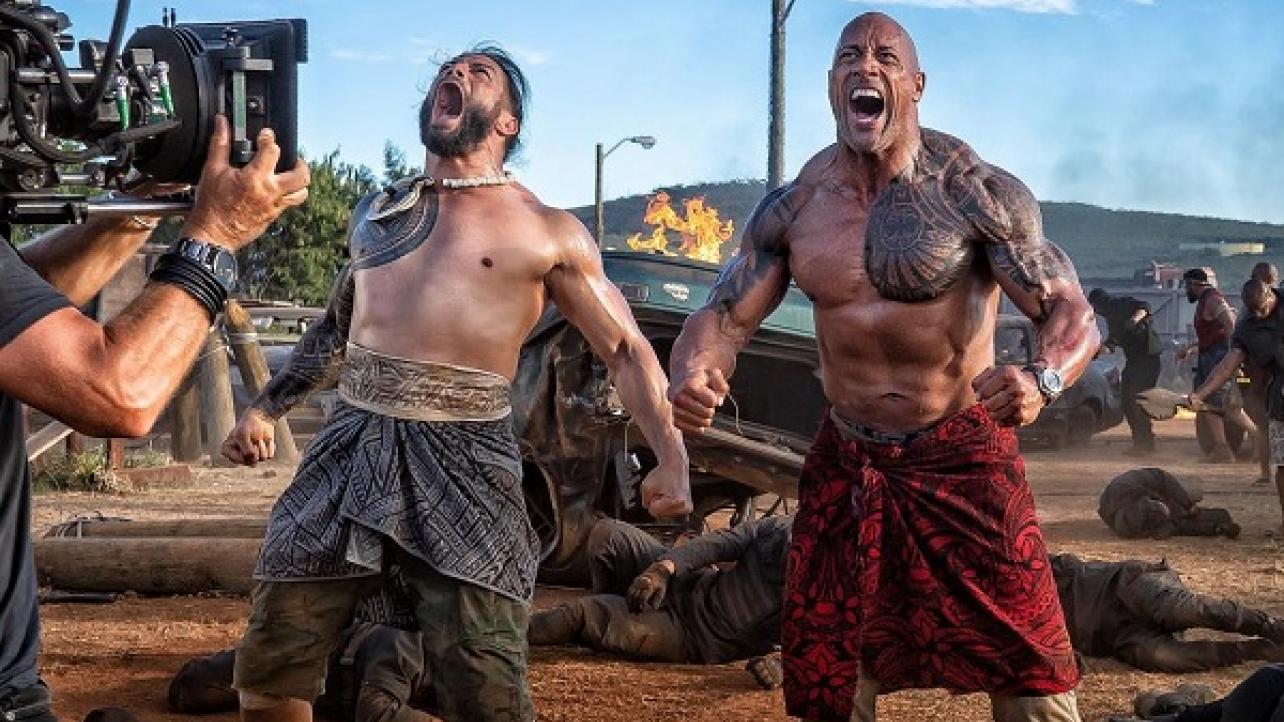 Roman Reigns & The Rock Star In "Hobbs & Shaw"