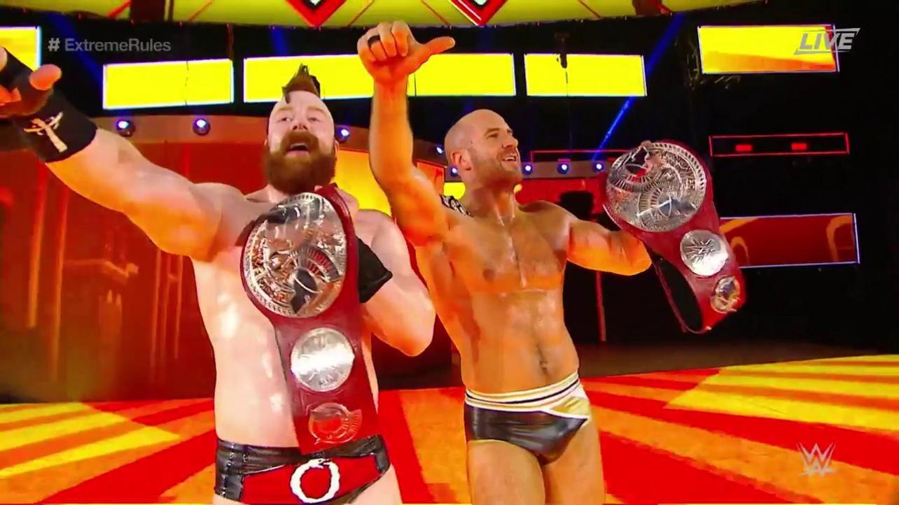 Video: Sheamus & Cesaro Win RAW Tag-Team Titles At Extreme Rules