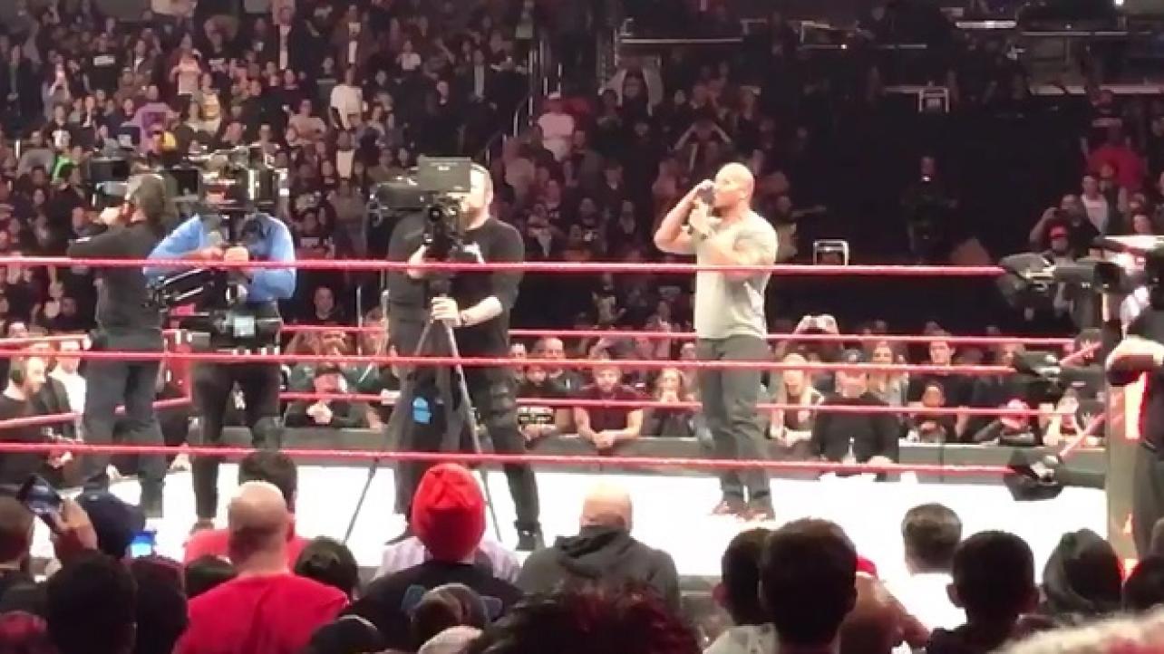The Rock leaves CM Punk a voicemail after RAW in L.A.