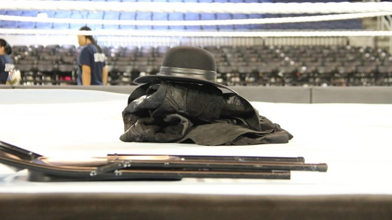 Photo: Undertaker's Gear Still In The Ring Well After WrestleMania 33 Ended