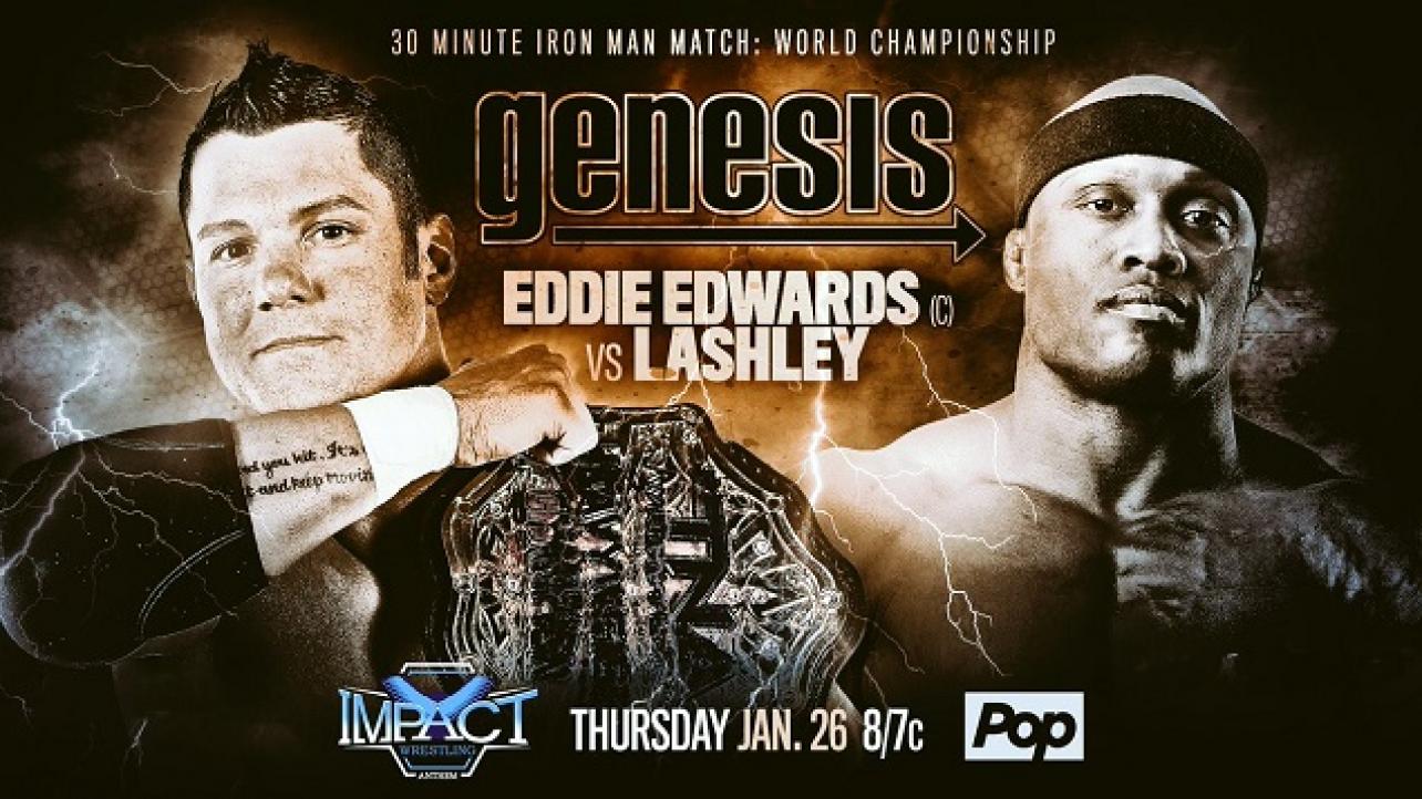TNA Genesis 2017 -- Bobby Lashley vs. Eddie Edwards 30-Minute Iron Man Match For TNA World Title