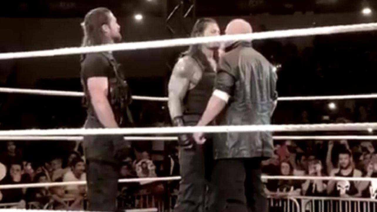 Triple H Confronts The Shield In Abu Dhabi