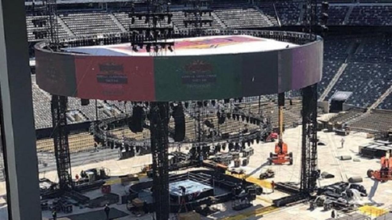 WrestleMania 35 Set Design Being Constructed Inside MetLife Stadium (Spoiler Photos)