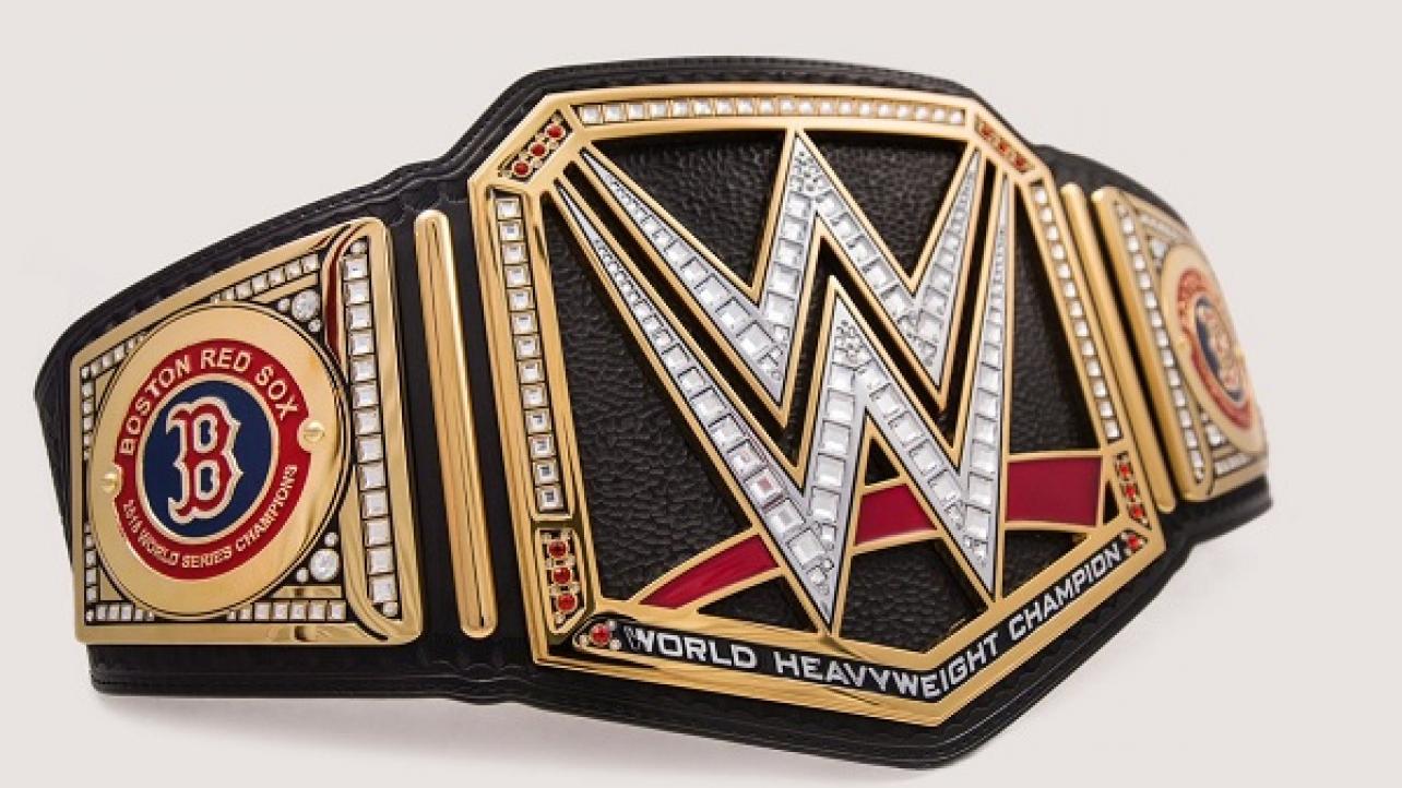 Triple H Sends Custom WWE Titles To MLB 2018 Champions