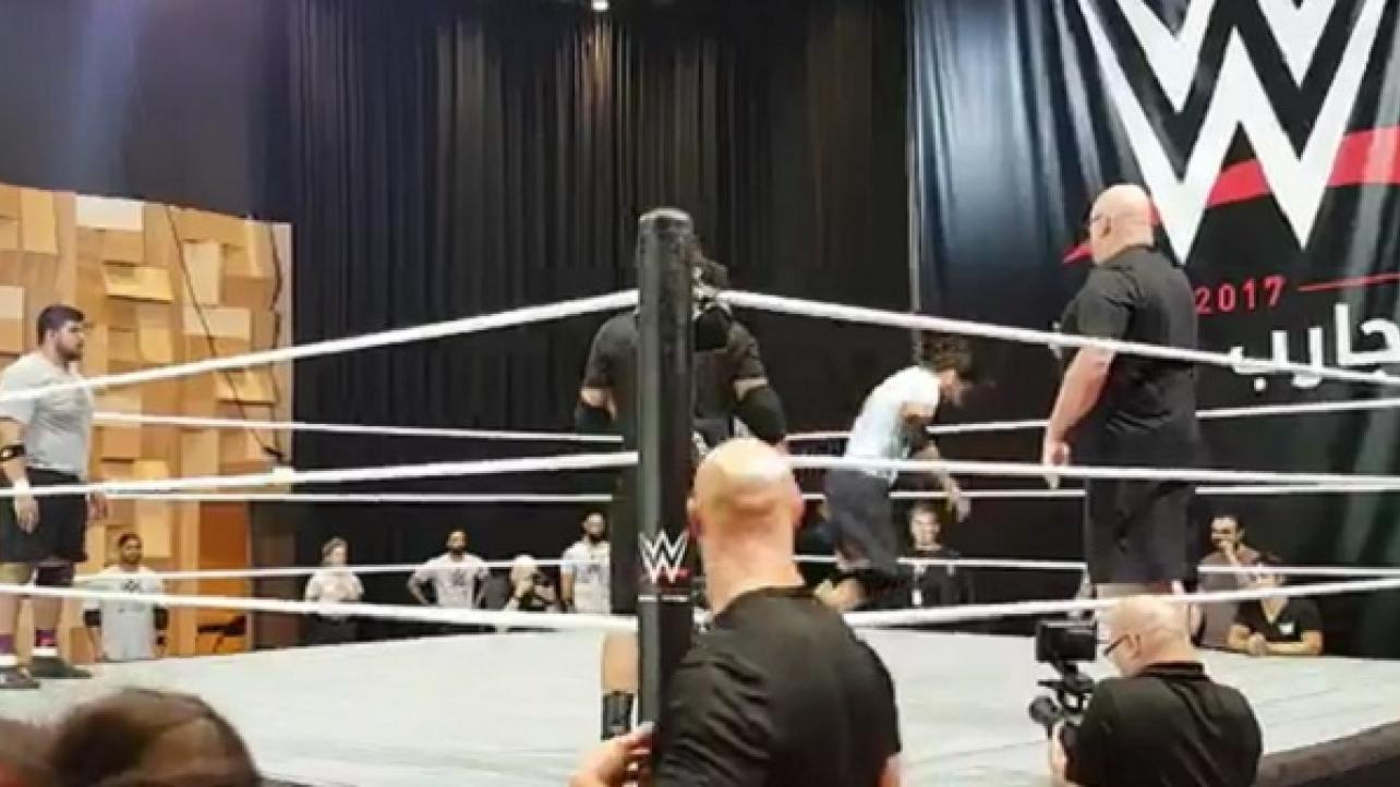 Video Footage Released Of This Week's "Historic" WWE Tryouts In Dubai