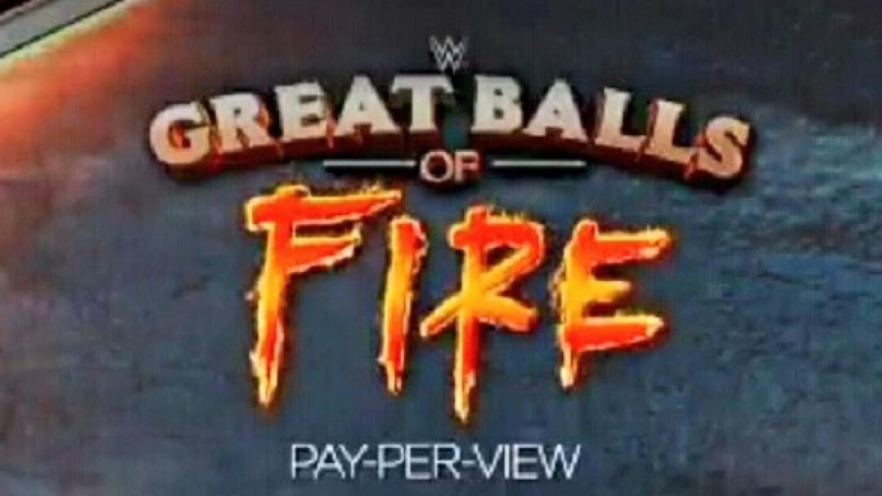Ticket pre-sale information for WWE's first-ever "Great Balls Of Fire" PPV in July