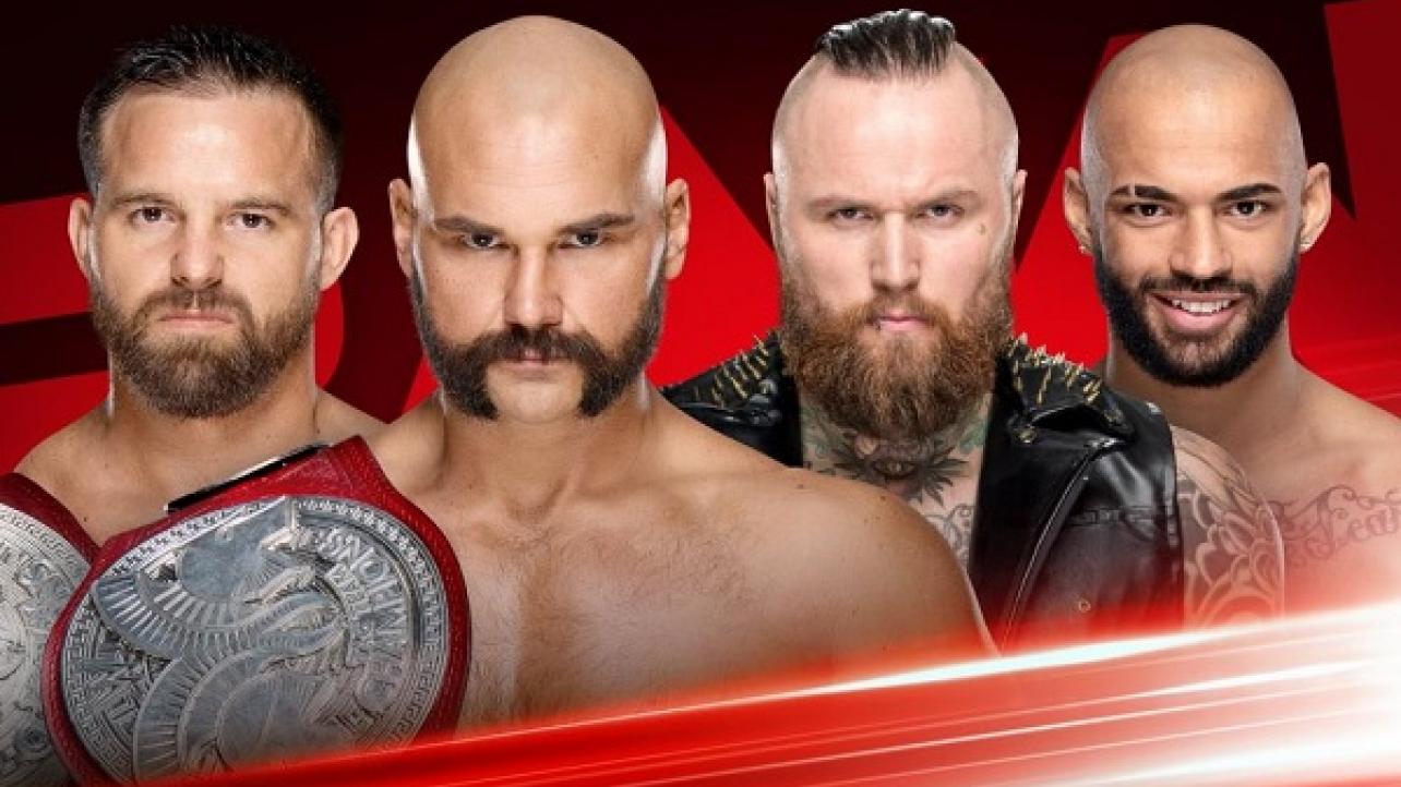 WWE RAW Tag Title Match Set For Monday's WrestleMania 35 Go-Home Show
