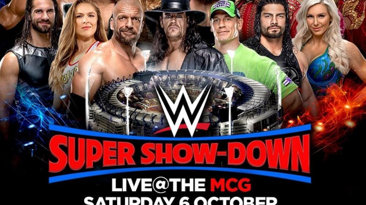 WWE Super Show-Down Update
