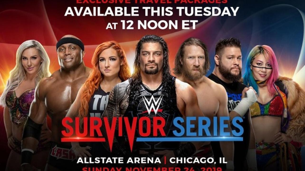 WWE Survivor Series 2019 Travel Packages Available Starting 4/23