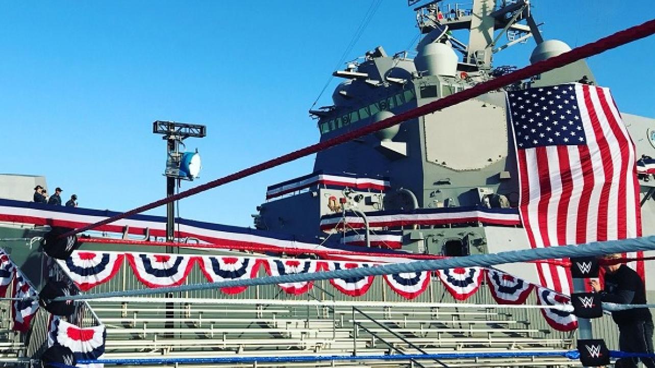 Photos: WWE Brings Back Ship Production Set For Tribute To The Troops