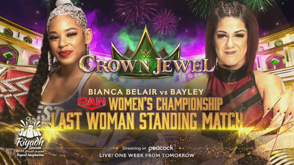 Women's Championship Gimmick Match Made Official For WWE's Crown Jewel Event