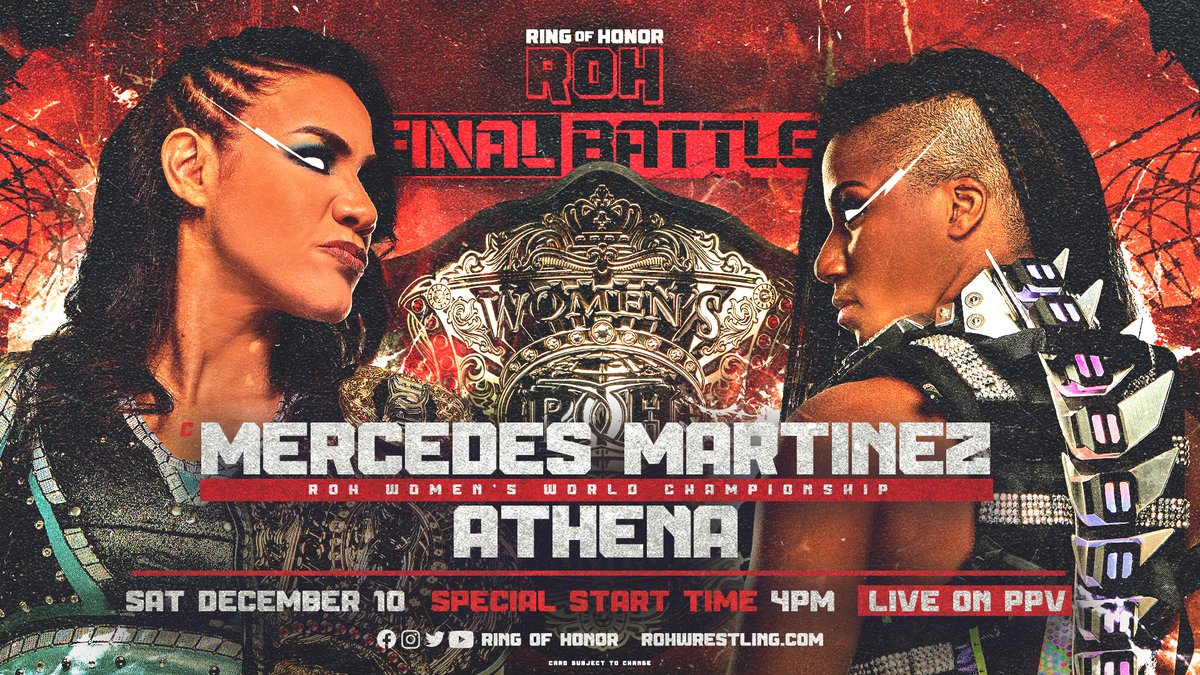 Women's Title Match Made Official For ROH's Final Battle PPV