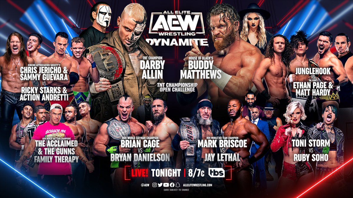 AEW Dynamite Results From Rupp Arena In Lexington, KY. (1/25/2023)