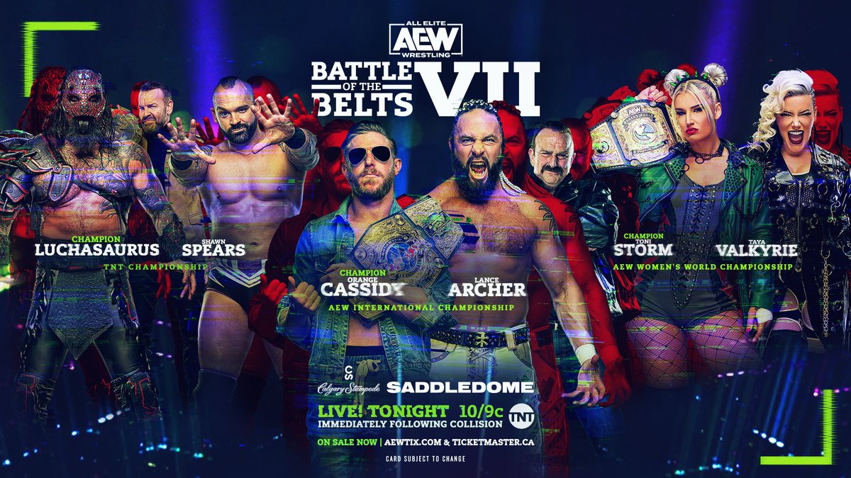 AEW Battle Of The Belts VII Results From Calgary Stampede Saddledome In Calgary, ALB., CN. (7/15/2023)