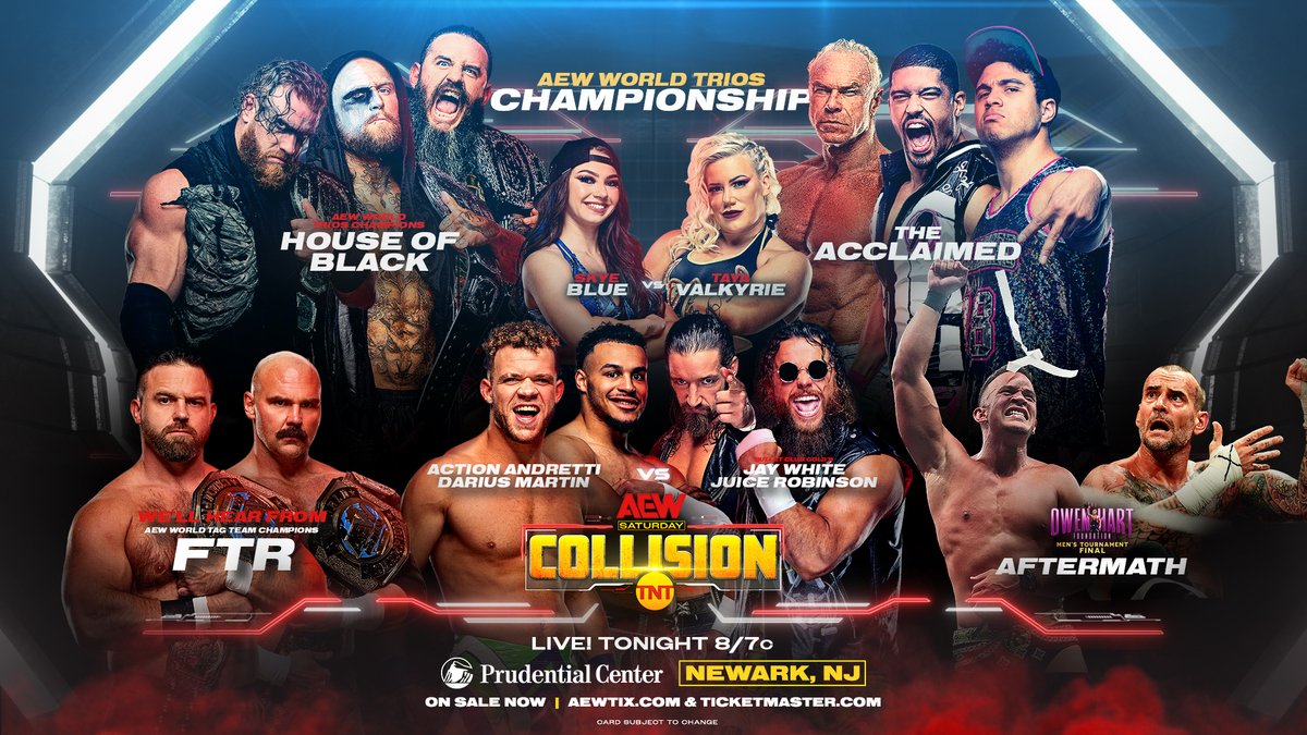 AEW Collision Results From Prudential Center In Newark, N.J. (7/22/2023)