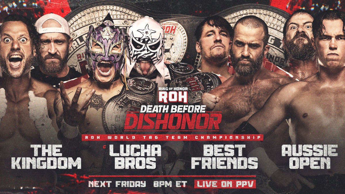 One More Title Match Made Official For This Friday's ROH Death Before Dishonor PPV