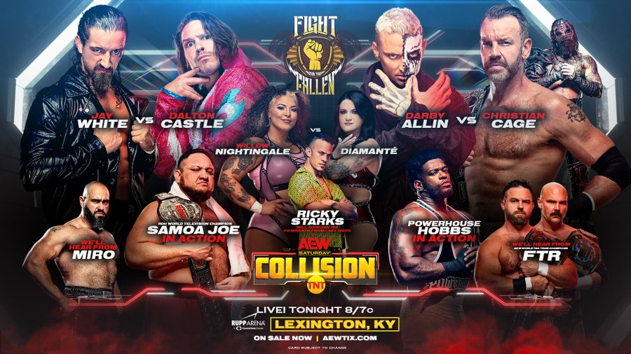AEW Collision: Fight For The Fallen Results From Lexington, KY. (8/19/2023)