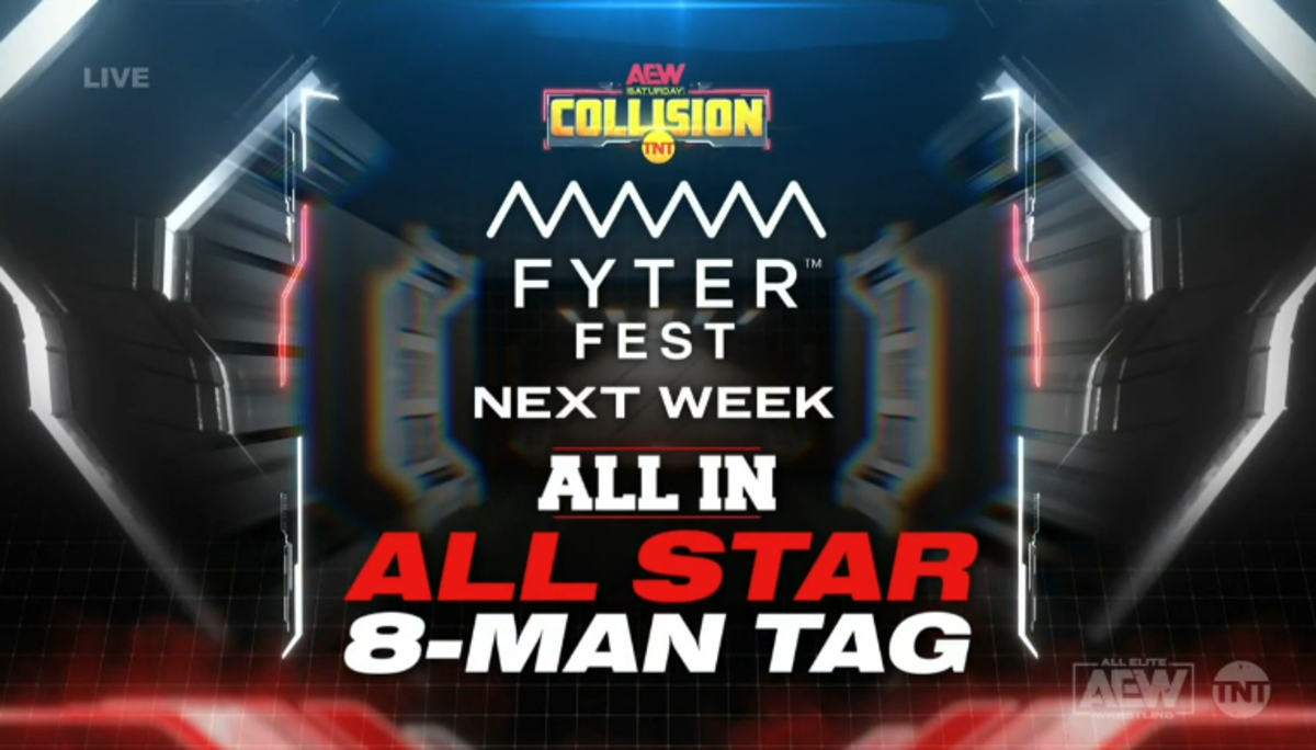 All-Star 8-Man Tag & More Announced For AEW Collision: Fyter Fest Taping On Wednesday