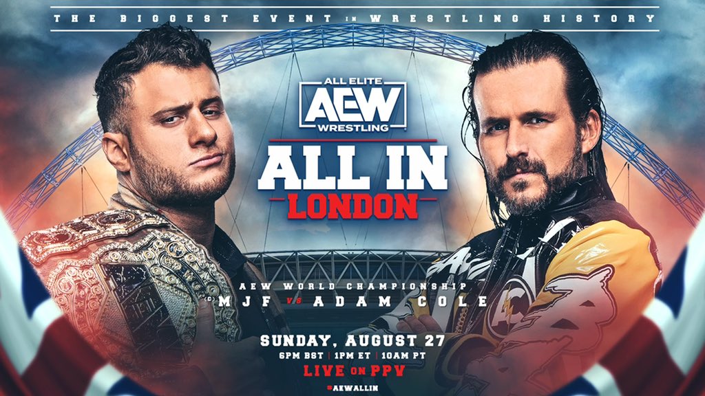Main Event Match For AEW All In London Made Official