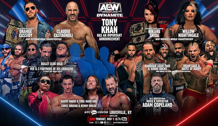 AEW Dynamite Results From Louisville, KY. (11/1/2023)