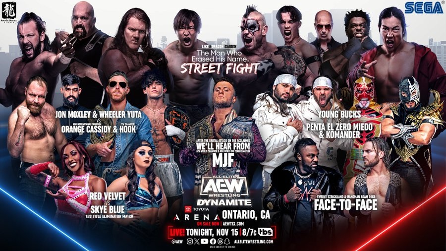 AEW Dynamite Results From Ontario, CA. (11/15/2023)